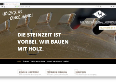 Homepage Ivo Marty Holzbau