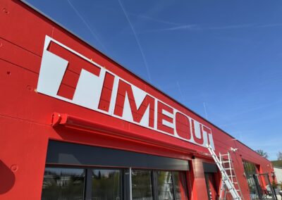 Profilbuchstaben gefräst aus Dibond